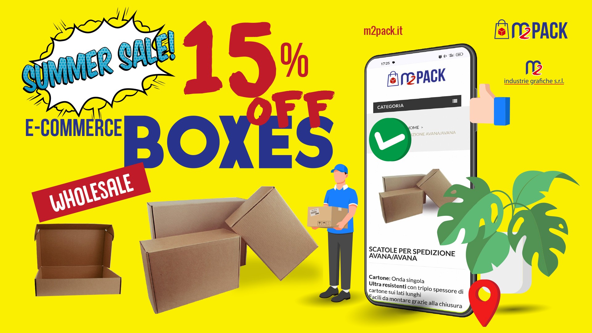 15% DISCOUNT E-COMMERCE BOXES